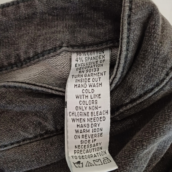 NWOT Quacker Factory Jeans Bootcut Dream Jeannes Charcoal Grey Sz 14 A210151 - Picture 6 of 8